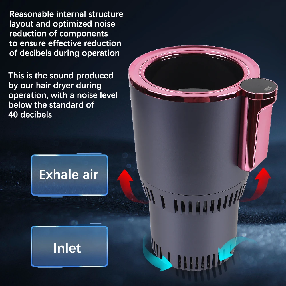 Auto Kühlung Heizung Tasse Halter Temperatur Display DC 12V Kühlung – Bild 4