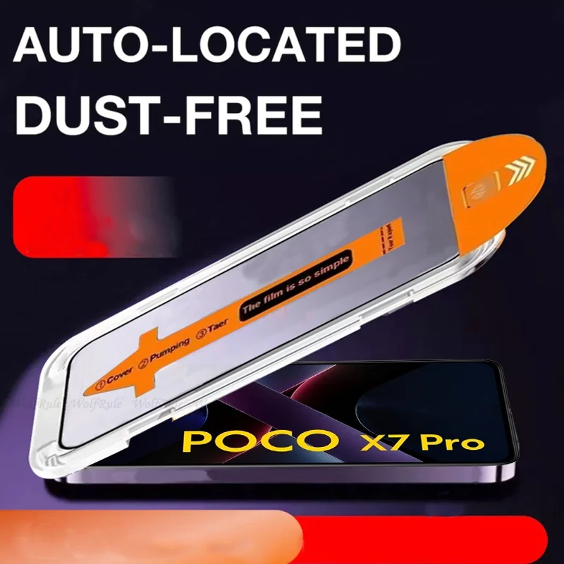 Poco X7 Pro Glas Xiaomi Poco X7 Pro Gehärtetem Glas Volle Abdeckung – Bild 3