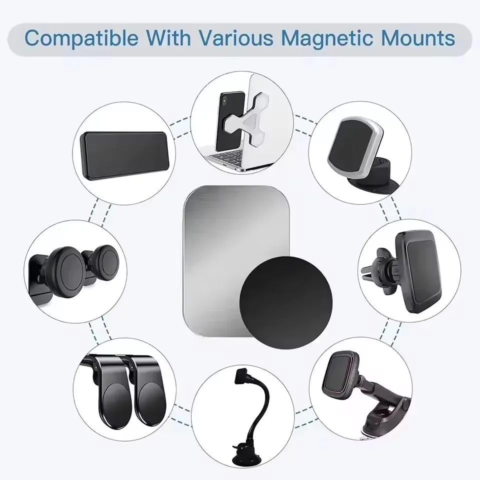 Magnetische Metall Platte Disk Auto Telefon Halter Aufkleber – Bild 2