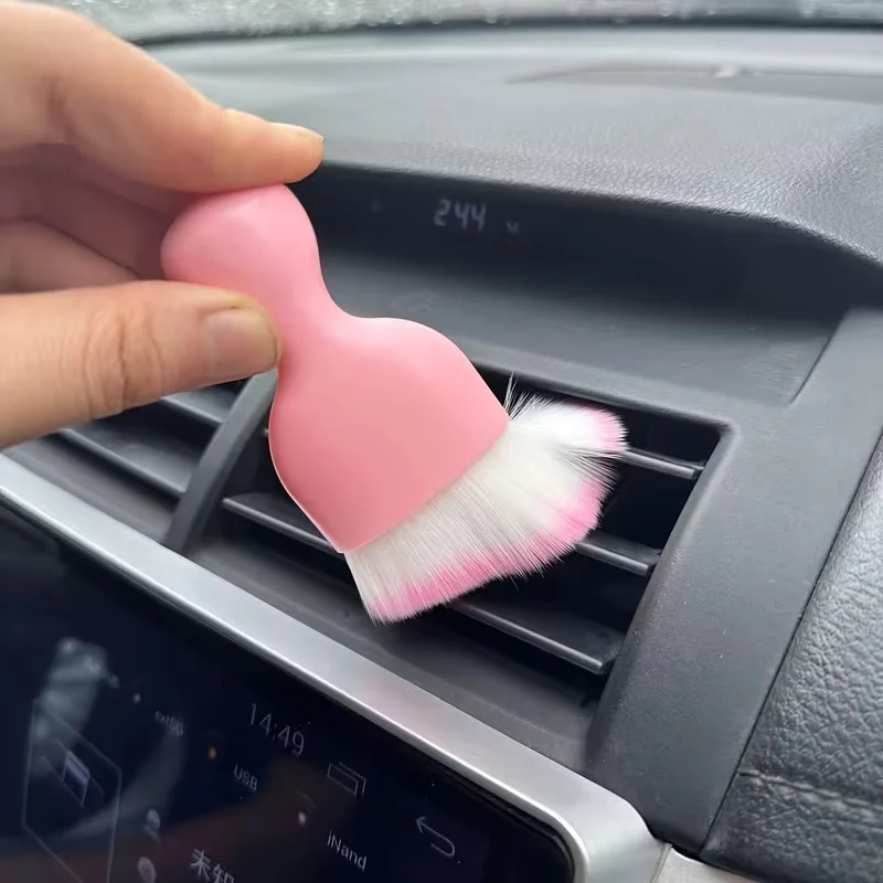 Weißborstige Auto-Innenreinigungsbürste - Praktisches Werkzeug – Bild 6