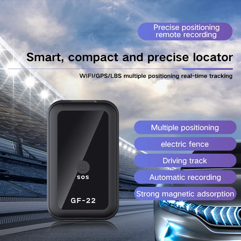 GF-22 Auto Tracker Mini Auto GPS Locator Anti-Verloren Aufnahme Tracking Gerät Mit Sprachsteuerung Telefon