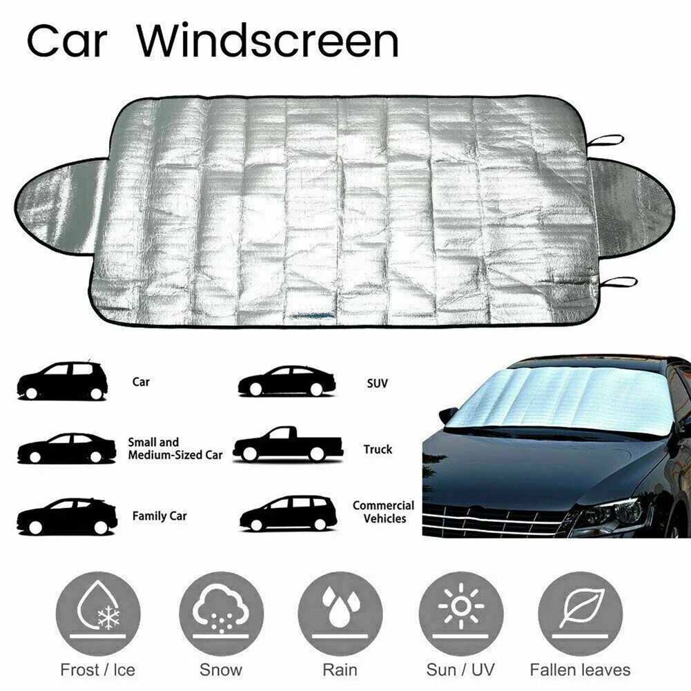 Auto Zubehör Auto Windschutzscheibe Frost Abdeckung Eis Schnee Schild – Bild 6