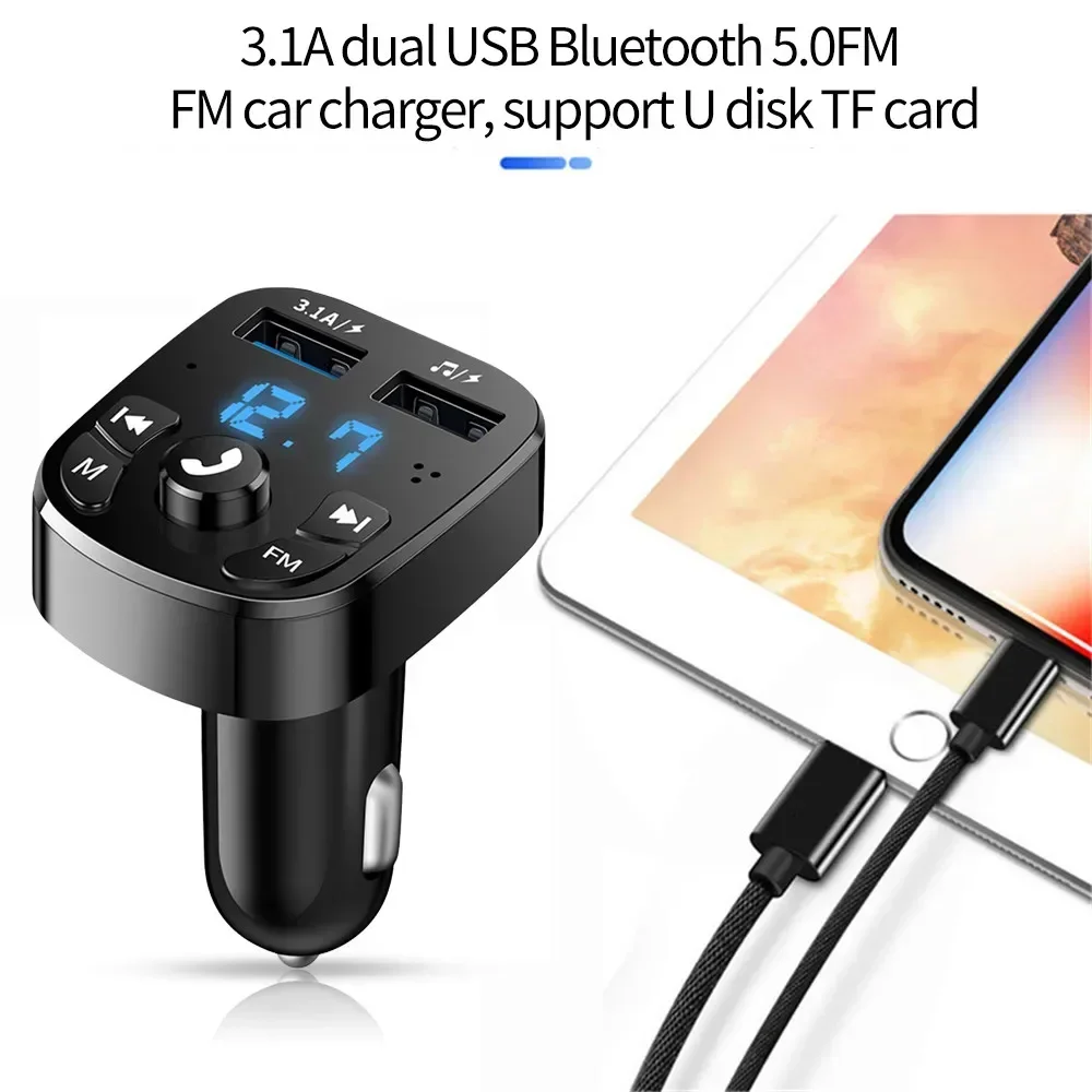 Auto-Freisprecheinrichtung Bluetooth 5.0 FM-Transmitter-Kit – Bild 2