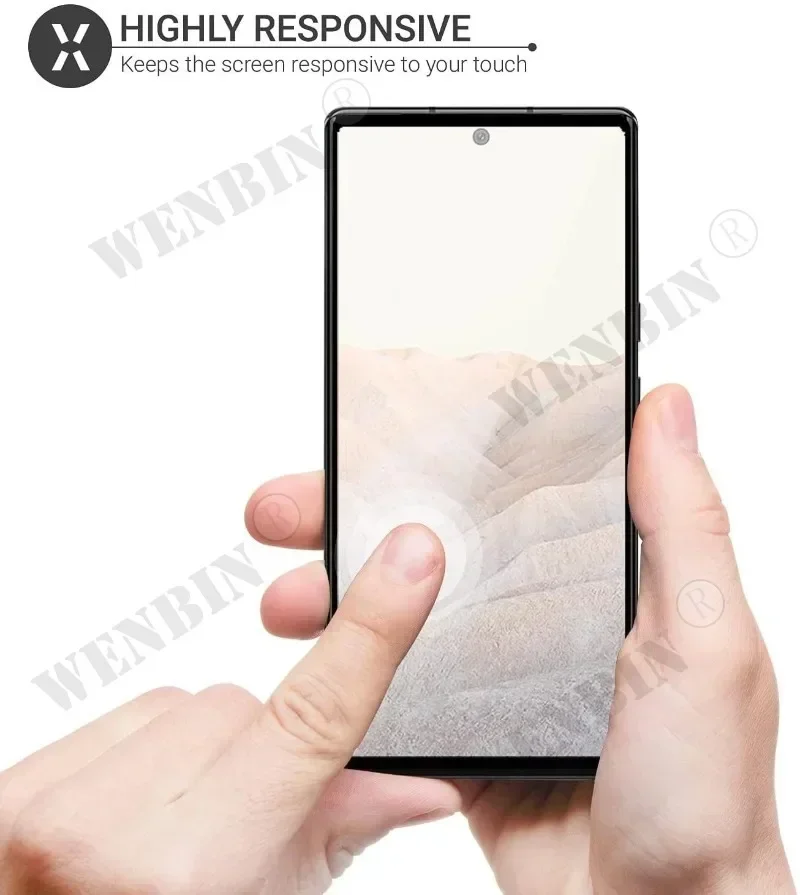 Gehärtetes Glas für Google Pixel 11 10 9 Pro XL 8 7 6 Pro 7A (3 Stück) – Bild 4