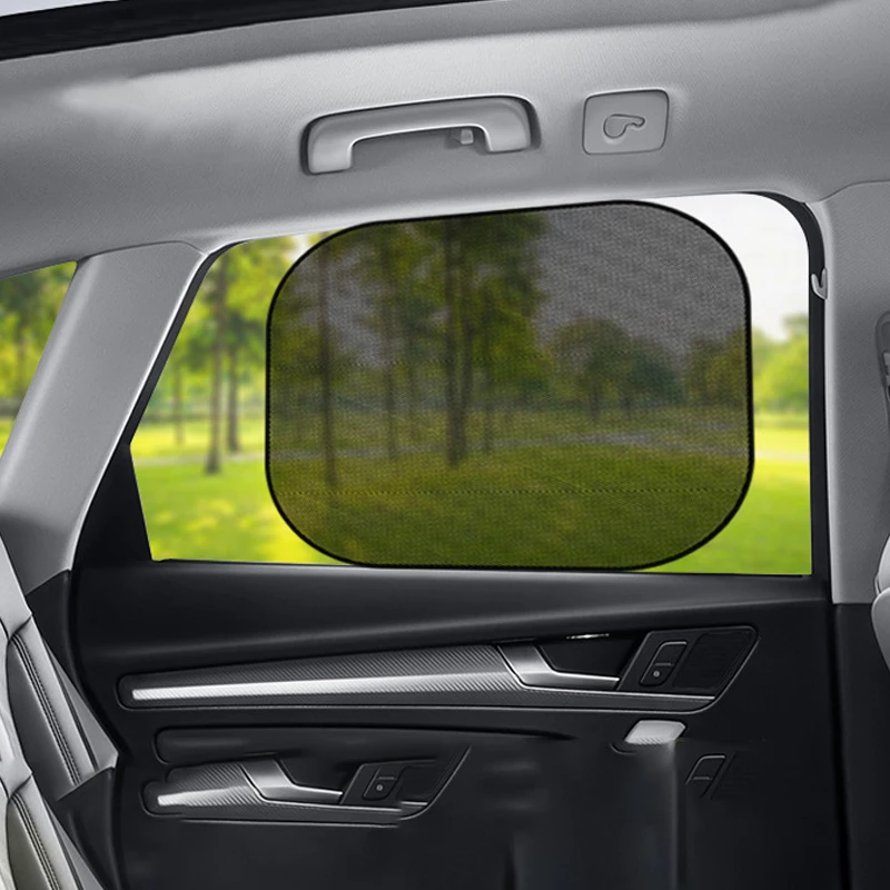 SEAMETAL 2PCS Auto Fenster Sonnenschutz Abdeckung Sonnenschutz UV – Bild 3