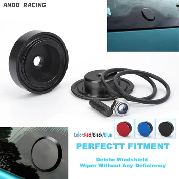 Auto Heck wischer löschen Kit Stecker Kappe O-Ring Aluminium legierung Universal für Honda Civic si Sir Mazda