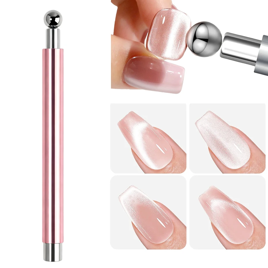 Cat-Eye-Nagel-Magnet-Werkzeug-Set, französische Tipps (6 Stück) – Bild 6