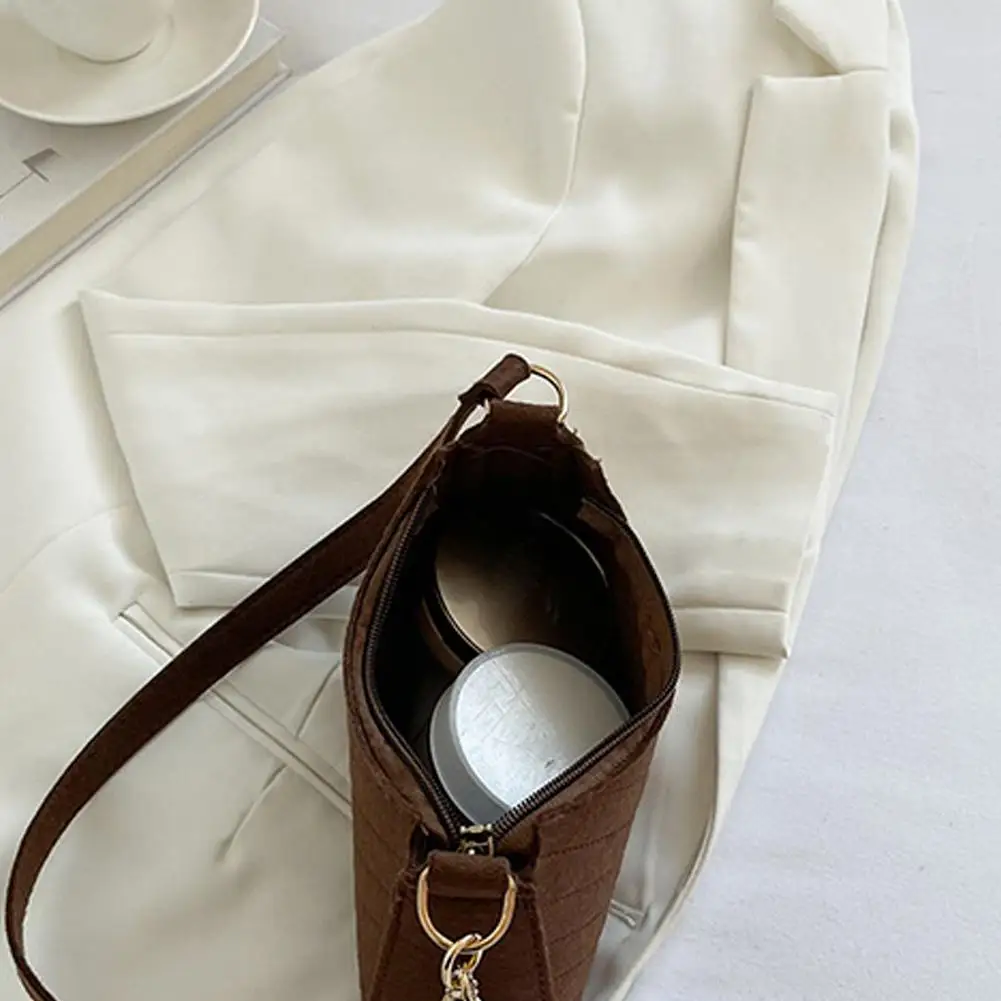 Mini Damen Umhängetaschen Mode Filz Damen Tasche Design Erweiterte – Bild 5