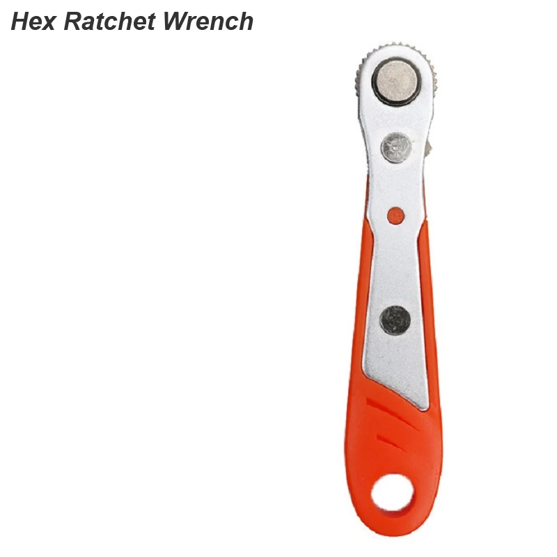 Mini-Ratschen schlüssel Schrauben dreher 1/4 Sechs kant verstellbarer Schnell spanner Griff Reparatur