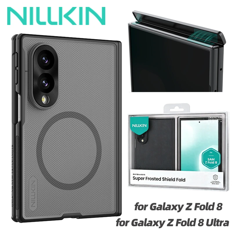 NillKin Super Frosted Shield Fold Magnetische Hülle für Samsung Galaxy Z Fold 8 7 Fold8 Ultra für Magsafe