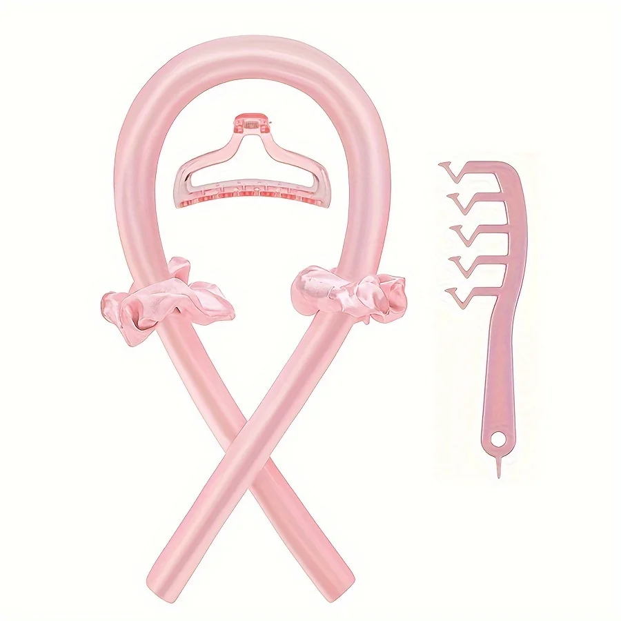 Styling-Set, 4-in-1, hitzefreies Curling-Set, Haarstab (5 Stück) – Bild 5