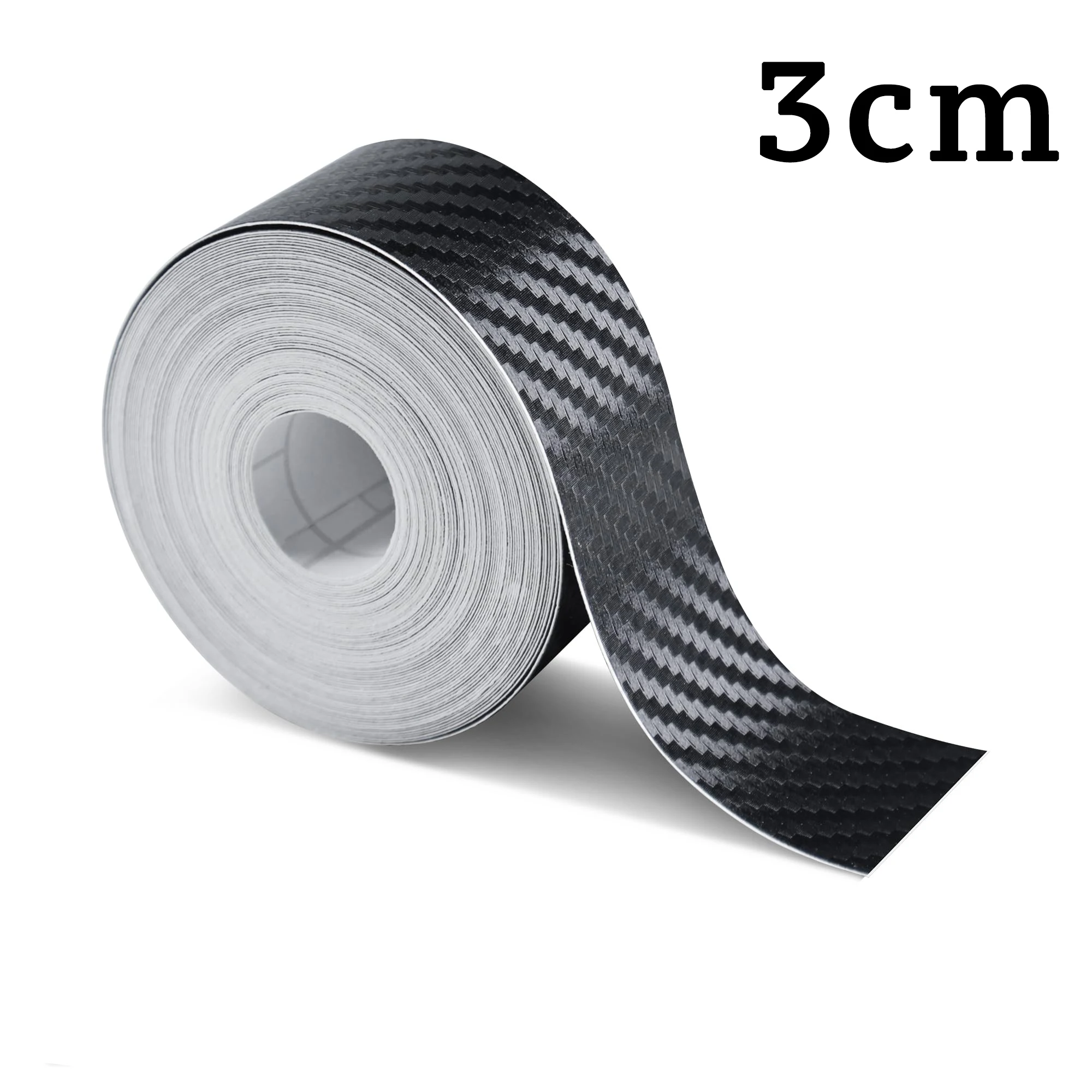 1-10m Nano Kohle faser Auto 3d Klebeband Aufkleber Tür Spiegel Paste Schutzst reifen DIY Schutz folie