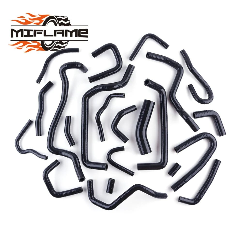 Silikon-Kühlerschlauch-Set für Nissan Silvia 180SX 200SX S13 CA18DET – Bild 4