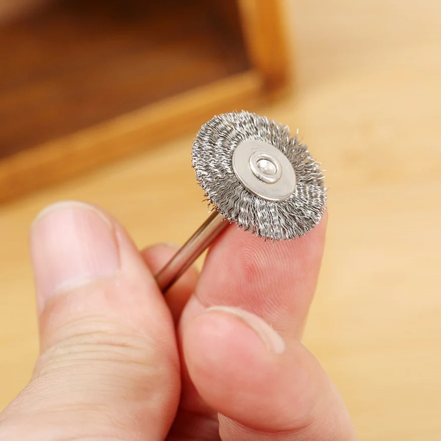 Dremel-Zubehör, 22 mm Stahl-Rotationsbürste (10 Stück) – Bild 2