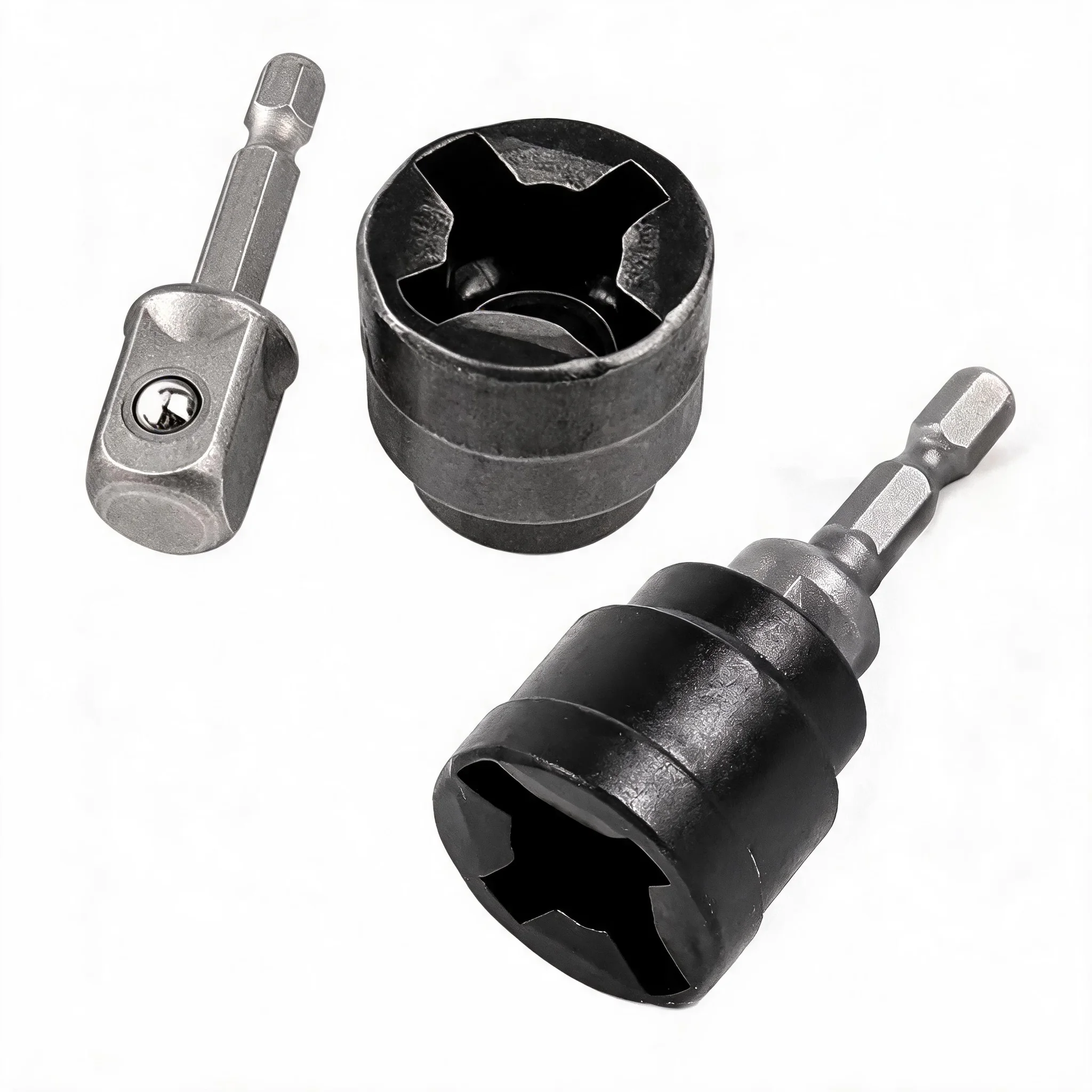 Hochleistungs-Anhänger-Wagenheber-Bohrer-Adapter aus Stahl – Bild 3