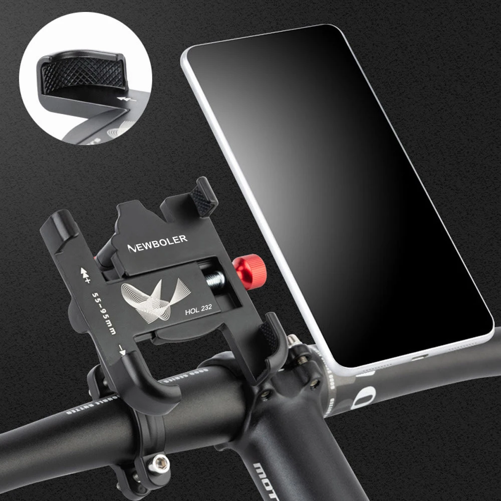 NEWBOLER MTB Telefonhalterung Ständer Fahrradhalter 360° ° Drehbarer – Bild 6