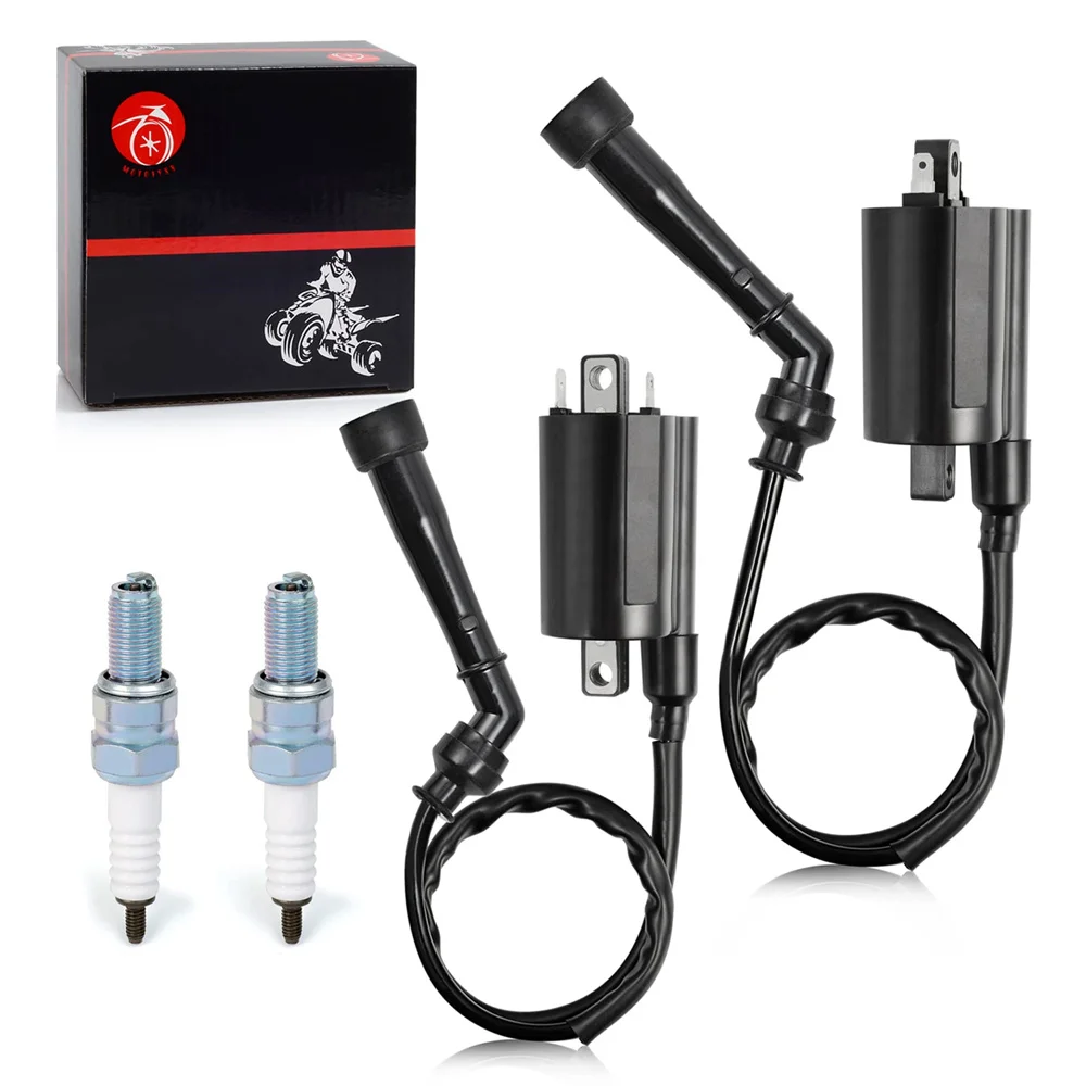 Zündspulen paket l & r Zündkerzen deckel für Suzuki-Eindringling 1988 2004 vs800 vs800gl vs750 vs750glp