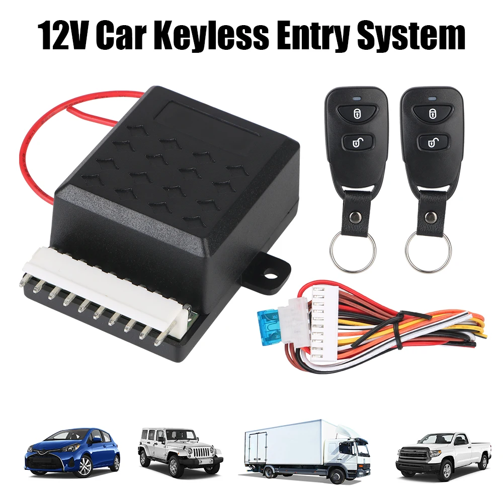 Auto Fernbedienung Zentral türschloss Keyless-System Auto Remote Central Kit 12V Fernbedienung Autotür Fenster