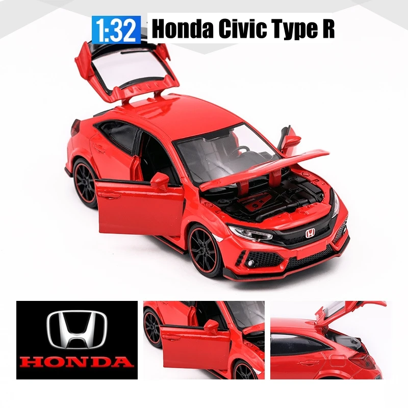 1/32 Honda Civic Type R Spielzeugauto für Kinder – Bild 6