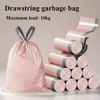 Verdickung Kordelzug Müll Taschen Große Kapazität Handheld Müll Tasche für Küche Haushalt Einweg abfall