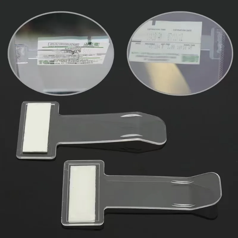 Kunststoff Auto Styling Parkplatz Ticket Halter Auto Verschluss Karte Halter montage Verschluss Organizer