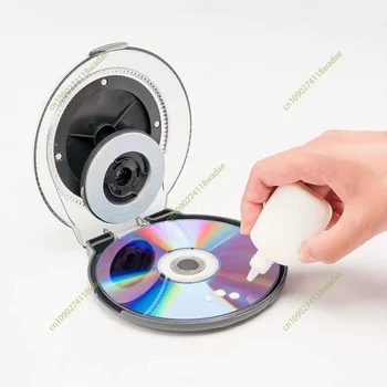 CD-Reparaturmaschine, CD-Disc-Kratzer-Reparaturgerät, DVD-Datenwiederherstellungsset, Reinigungsflüssigkeit