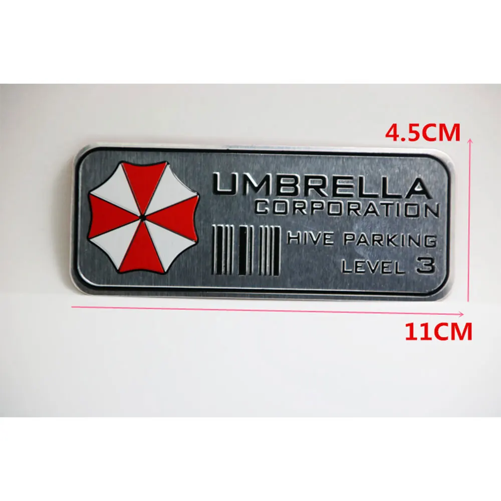 Autoaufkleber aus Aluminiumlegierung, Regenschirm, Bewohner – Bild 6