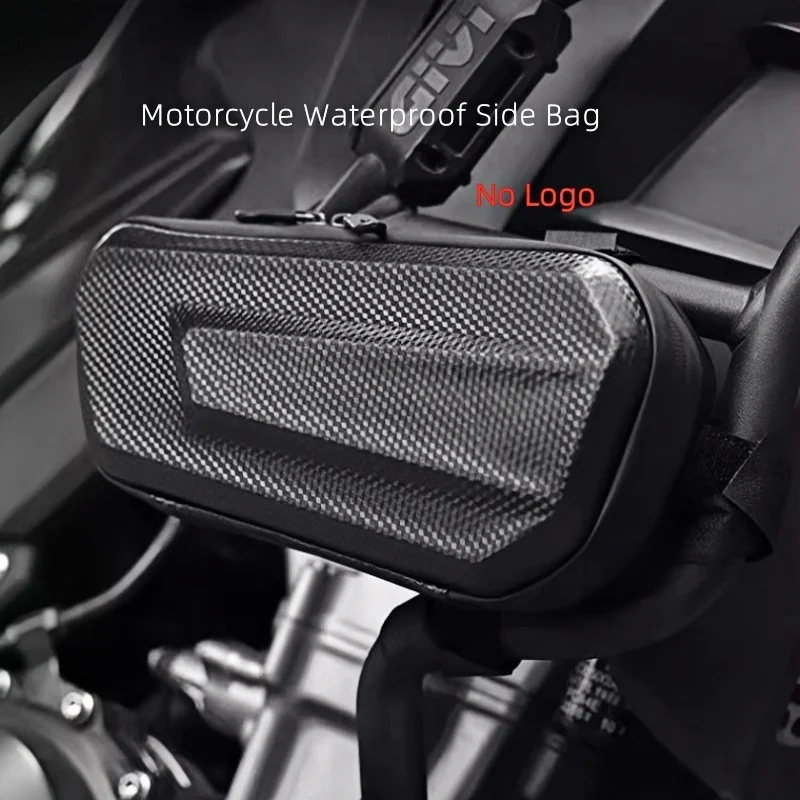 Motorrad-Seitentasche mit großem Fassungsvermögen - universelle Satteltasche ohne Logo, wasserdichte