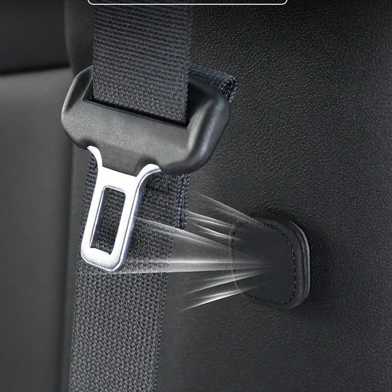 Magnetische Auto Sitz Gürtel Halter Befestigungs Clip Pu (2 Stück) – Bild 5