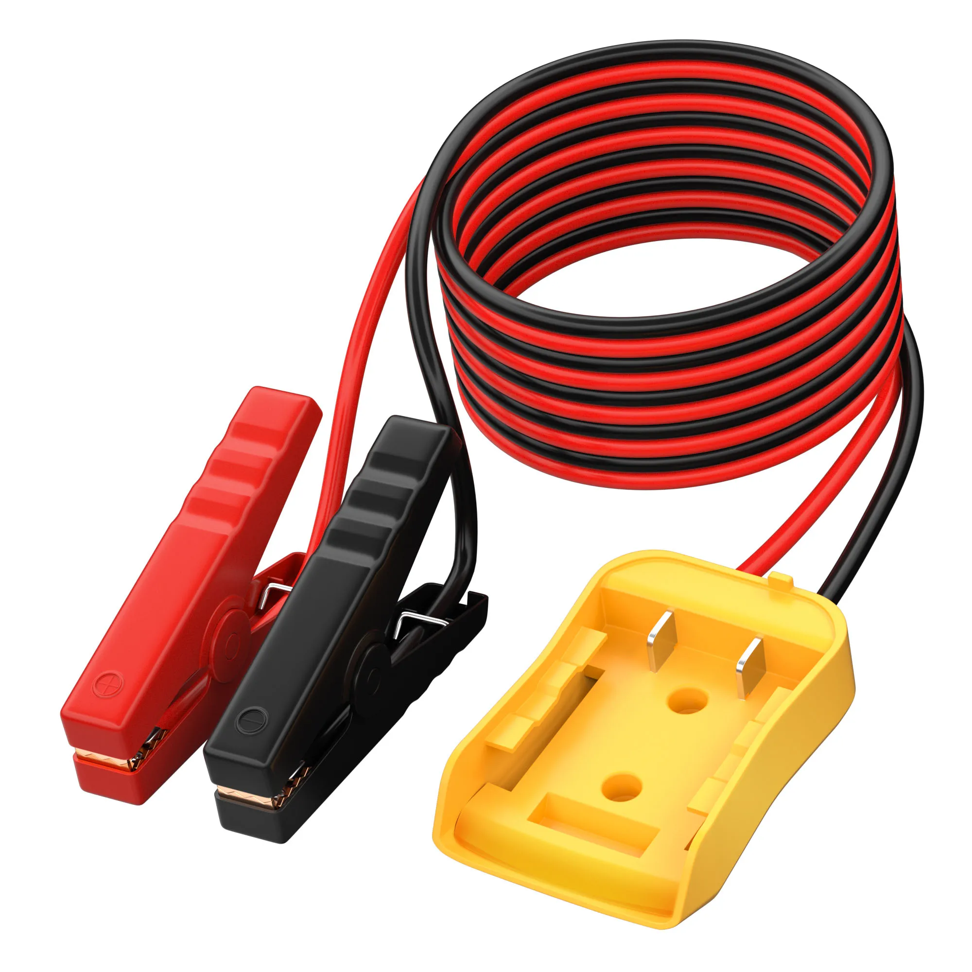 6FT Jumper Kabelklemmen mit Power Wheel Batterieadapter für 20V Batterie Jumper Starter für Auto Jump Start