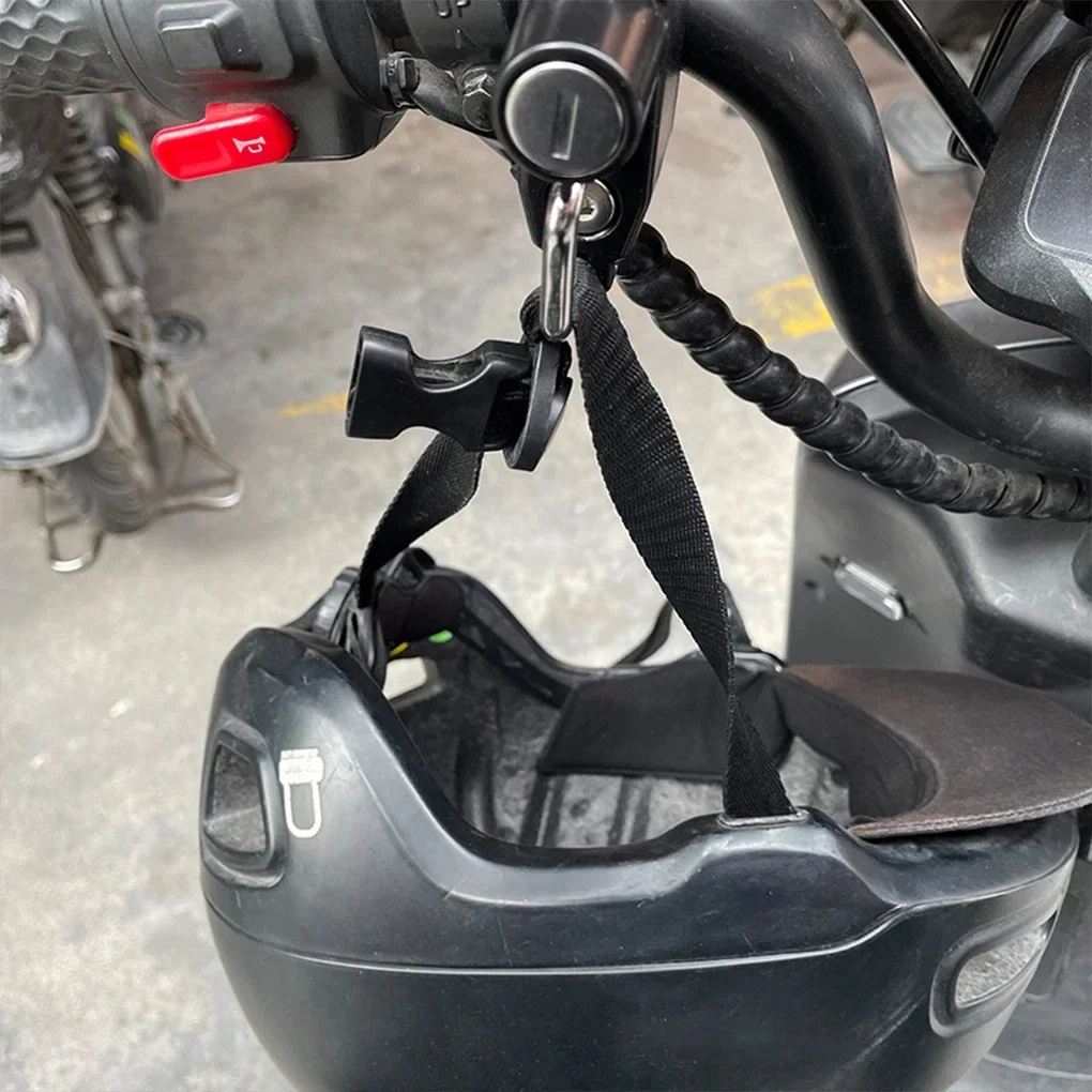 Motorradhelmschloss - Diebstahlsicherung mit 2 Schlüsseln, kompakt – Bild 4