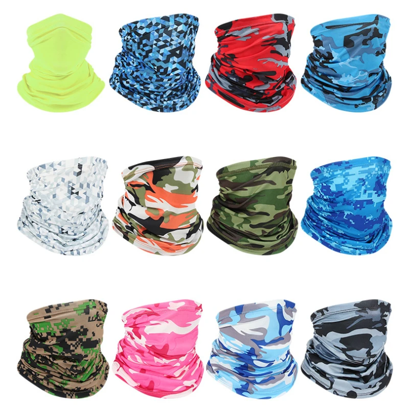 Outdoor Ice Silk Sonnenschutz Lätzchen Frühling und Sommer Motorrad – Bild 2