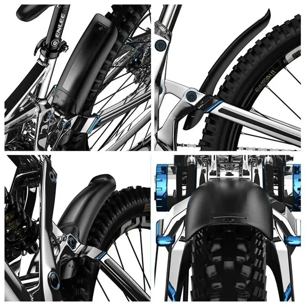 ENLEE Fahrrad Hard Shell Kotflügel Fahrrad Vorne Hinten Reifen Rad – Bild 3