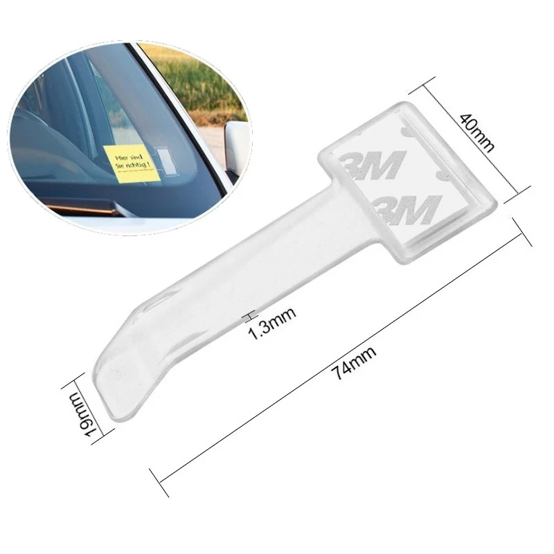 Kunststoff Auto Styling Parkplatz Ticket Halter Auto Verschluss Karte – Bild 4
