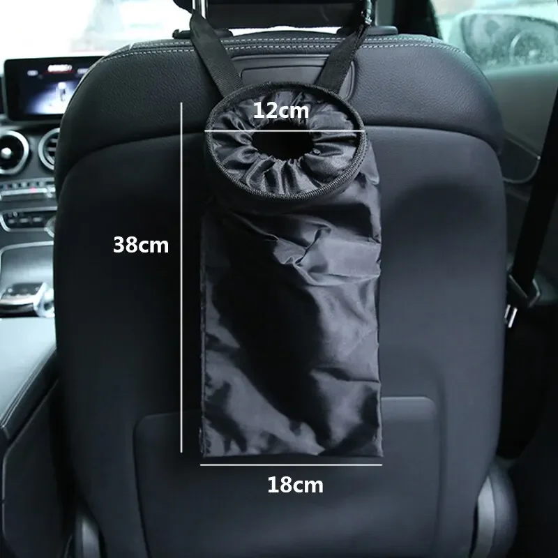 Universal Auto Müll Tasche Rücksitz Kopfstütze Wurf Müll Müll Kann – Bild 6
