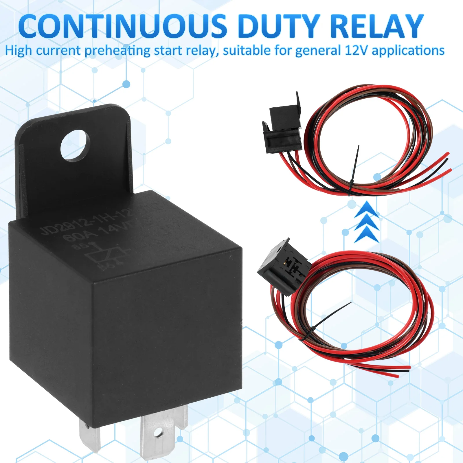Auto Elektrischer Kühlerlüfter Thermostat Controller Kit 12V – Bild 4