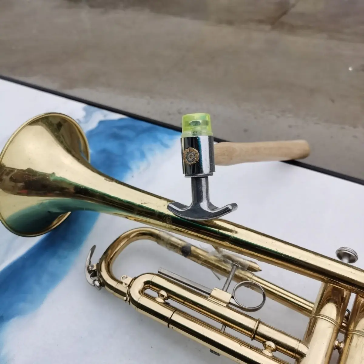Reparaturset für Blechinstrumente: Kleiner Hammer zur Dellenreparatur – Bild 3