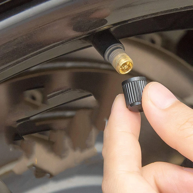 Auto Reifen Ventilschaftkappen Kunststoff Reifen Ventil Staubkappen – Bild 3