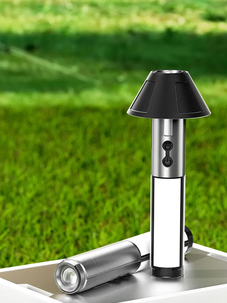 Tragbare Teleskop-LED-Taschenlampe, wiederaufladbar, zusammenklappbar – Bild 5