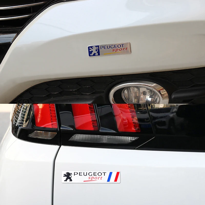 Auto-Styling-Aufkleber 3D Aluminium Heck-Emblem Abzeichen – Bild 6