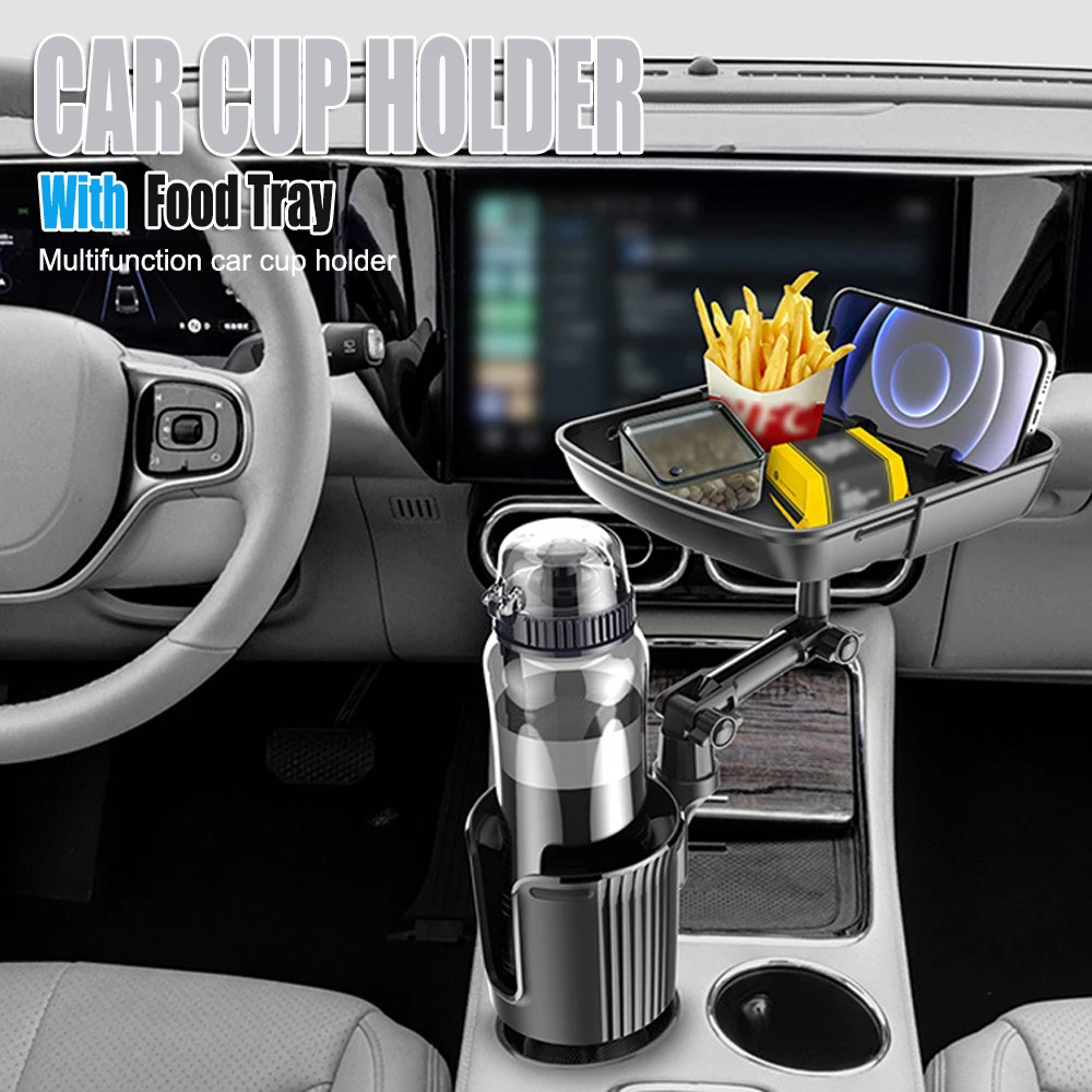 Auto-Getränkehalter, In-Car-Becherhalter, Ablagehalter, 360-Grad – Bild 2