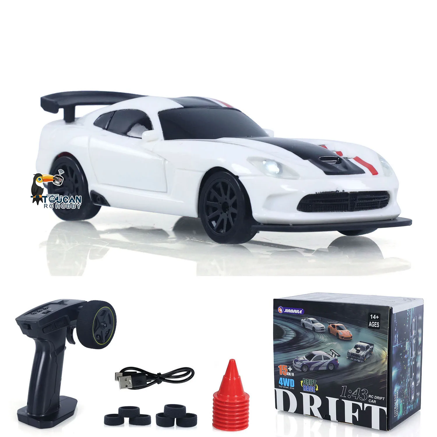 SALE 4WD RTR 1/43 RC Speed Car Allradantrieb Funksteuerung 2.4g Mini Renn-Drift-Auto Spielzeug