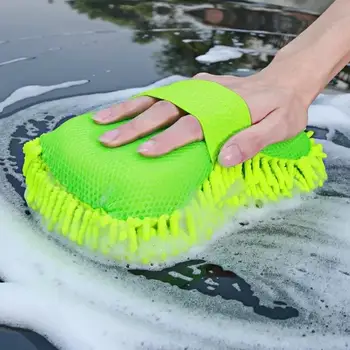 Mikrofaser-Autowaschschwamm, Auto-Schwamm, automatisches Waschtuch, Handschuhe, ultrafeine Faser