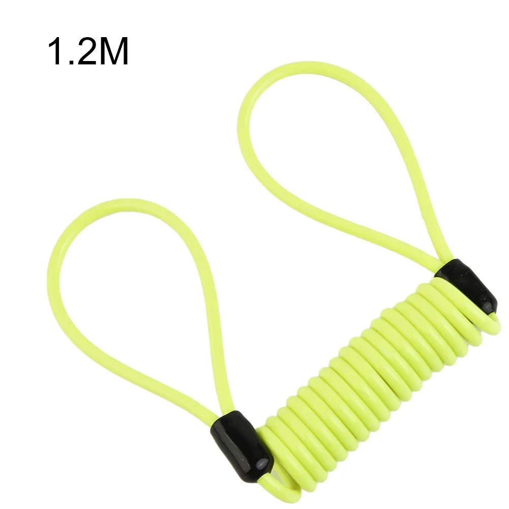 1,2 m Fahrrad Frühling Kabel Schloss Anti Diebstahl Seil Alarm Disc – Bild 4