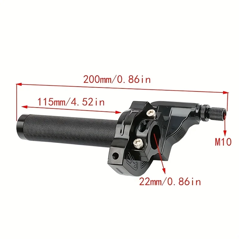 22mm 7/8 Zoll Universal Aluminium Moped ATV Quad Bike Motorrad – Bild 2