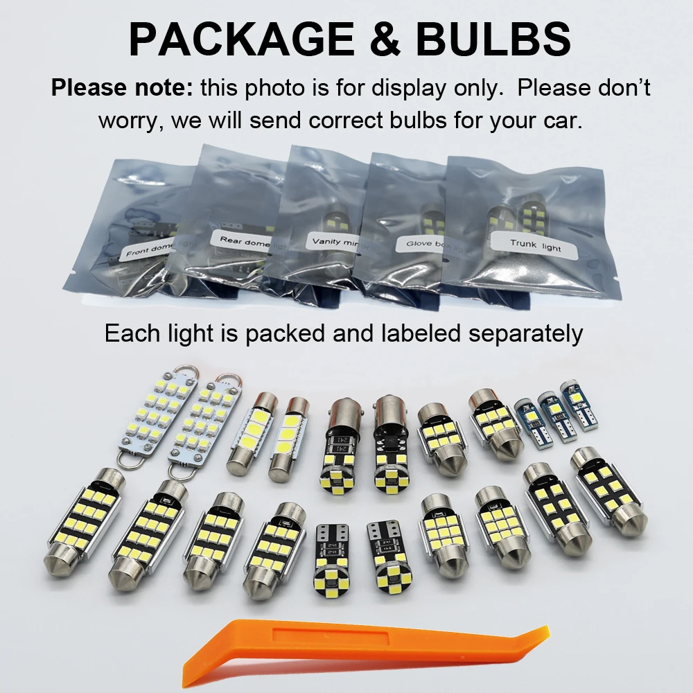 ZITWO Kein Fehler LED Innen Licht Kit Für VW Volkswagen Golf Jetta 3 4 – Bild 3