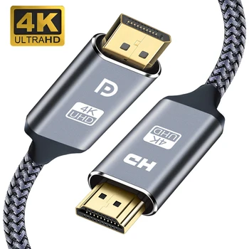 DisplayPort auf HDMI Kabel 4K 60 Hz, Video und Audio