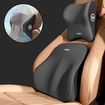 Memory Foam Auto Universal Kopfstütze Lendenkissen Rückenkissen Lendenkissen Auto Komfort Nackenkissen Auto
