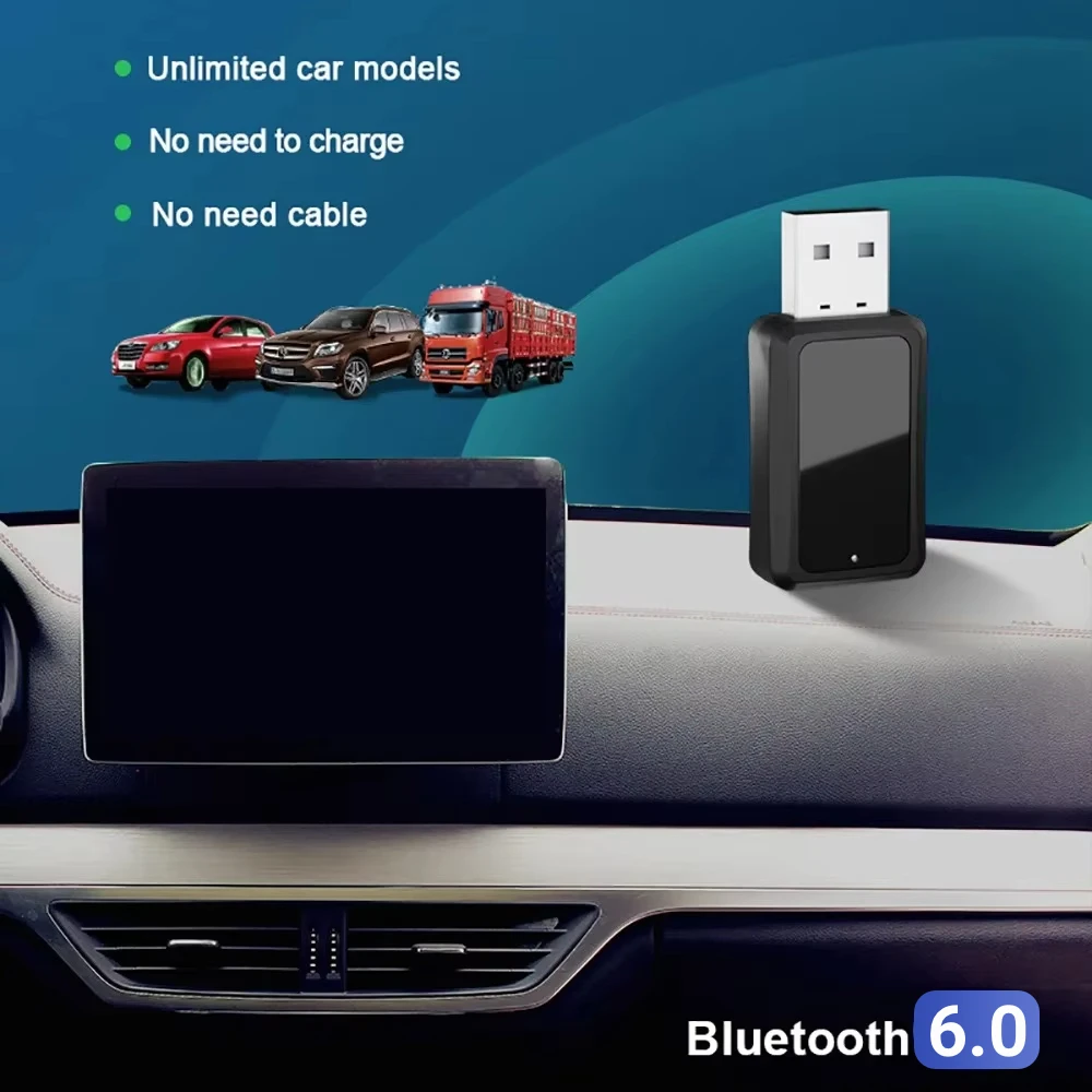 Auto Bluetooth 6,0 FM Sender Empfänger Freisprechen Anruf Mini USB – Bild 3