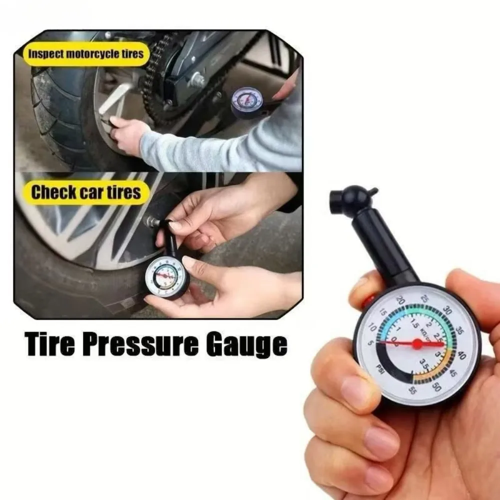 Reifen Manometer Auto Reifendruck Meter Auto Reifendruck Uhr Hohe – Bild 2